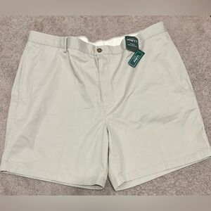 LL‎ Bean Men’s Chino Flat Front Natural Fit Wrinkle Free Shorts 44